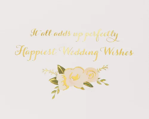 Miniatura 3 de Papyrus Tarjeta de boda para pareja (todo suma)