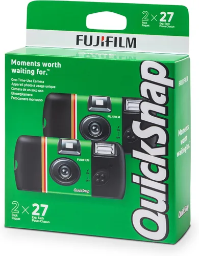 Miniatura 2 de Fujifilm QuickSnap Flash 400 - Cámara de uso único, paquete de 2