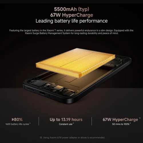 Miniatura 9 de XIAOMI 15T Ai 5G (compatible con Tmobile Mint Tello & Global) (512 GB + 12 GB) NFC Global ROM desbloqueado 50MP Triple Pro Cam eSIM 6.83 pulgadas