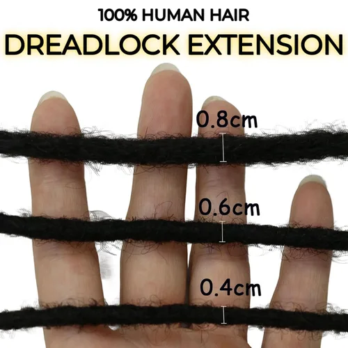 Miniatura 4 de 0.2 in y 0.2 in de ancho, 4-14 pulgadas de 10, 30, 60, 100 hebras de extensiones de cabello humano 100% real para hombres/mujeres/niños, paquetes
