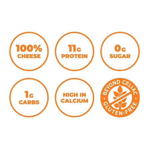 Miniatura 5 de Moon Cheese Cheddar Believe It, 10 onzas, paquete de 2, aperitivo de queso crujiente y rico en proteínas, apto para dieta cetogénica, 100% queso real