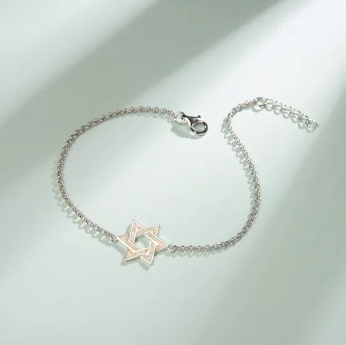 Miniatura 3 de FANCIME Collar de plata de ley con ópalo de fuego aretes colgantes pulsera de Danity piedra natal de octubre joyería fina para mujer