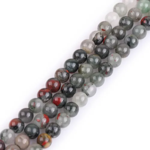 Miniatura 84 de GEM-Inside Cuentas sueltas de amatista natural de 14 mm, gemas de cristal redondo, piedra de energía para hacer joyas, 15 pulgadas Amatista oscura