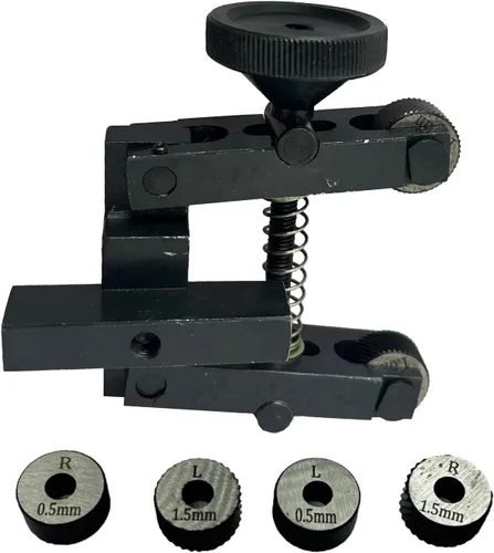 Herramienta de moleteado de acero de 2" pulgadas II 1.969 in de capacidad para máquina de torno - 3 pares x 3 diferentes moleteados endurecidos de