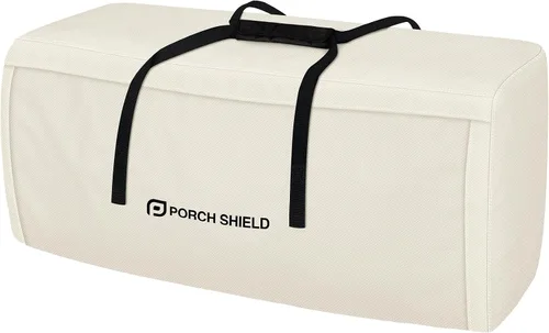 Porch Shield Bolsa de Almacenamiento de Cojines para Exteriores de 48 Pulgadas Impermeable Bolsas de Almacenamiento para Exteriores para Muebles de
