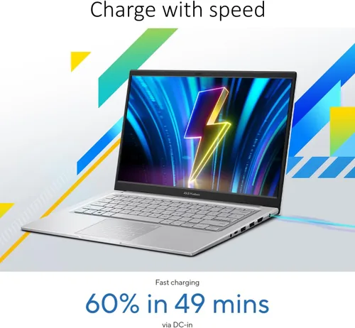 Miniatura 7 de ASUS Vivobook Laptop de 14 Pulgadas FHD para Uso Diario CPU Intel de 6 Núcleos de 13ª Generación 12 GB RAM, SSD de 512 GB Azul Tranquilo