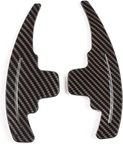 Miniatura 6 de 2 unids ABS volante palanca de cambios para Mercedes Benz A B E GLA GLK GL SLK R ML Clase W176 W246 W212 X204 X166 Accesorios (fibra de carbono)