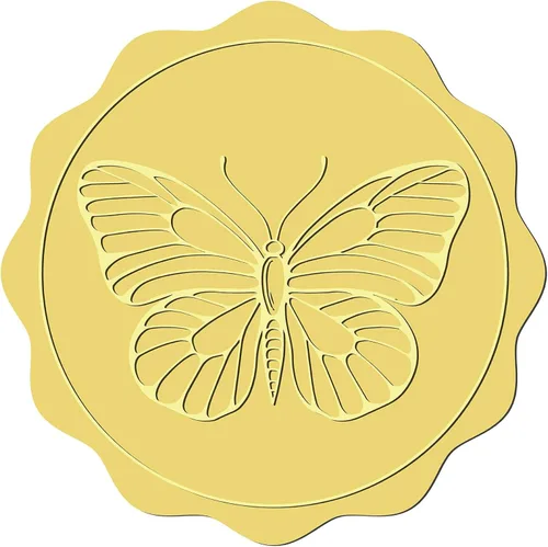 Miniatura 20 de CRASPIRE 408 sellos de certificado en relieve de 2 pulgadas con texto en relieve «You Make a Difference» («You Make a Difference») Sellos en relieve
