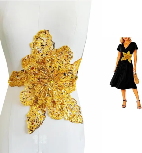 Miniatura 12 de Apliques de diamantes de imitación hechos a mano, cuentas de costura, parches de encaje, multicolor brillante para coser en lentejuelas, accesorio