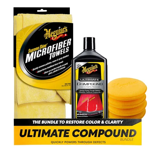 Miniatura 13 de Kit de arcilla Meguiar's G191700 para superficie lisa, aplicación de arcilla para automóviles segura y fácil para un acabado fino como el vidrio