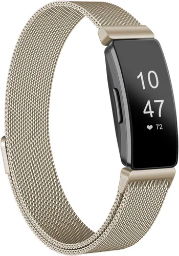 Miniatura 7 de Amzpas Bandas compatibles con Fitbit Inspire 2, Fitbit Inspire HR y Fitbit Inspire y Fitbit Ace 2, pulsera magnética ajustable de acero inoxidable