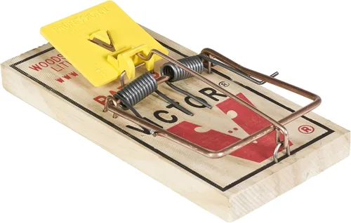 Victor M205 Trampa para ratas de pedal de plástico fácil de colocar, de origen sostenible FSC, con trampa humana y gatillo