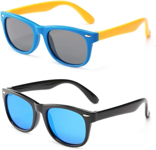 MOTOEYE SUMMER SALE - Gafas de sol para niños polarizadas y flexibles y 100% protección UV para edades de 4 a 9 años, estilos para niñas y niños,