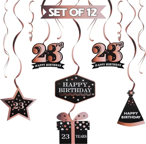 Miniatura 9 de LINGTEER - Serpentinas para fiesta de cumpleaños, 10º