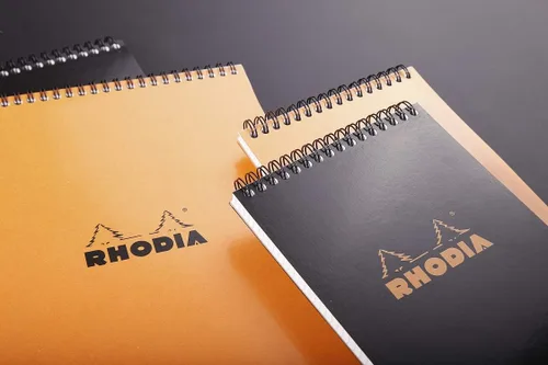 Miniatura 4 de Rhodia Bloc de notas encuadernado con alambre, A4, punto - negro (185039C)