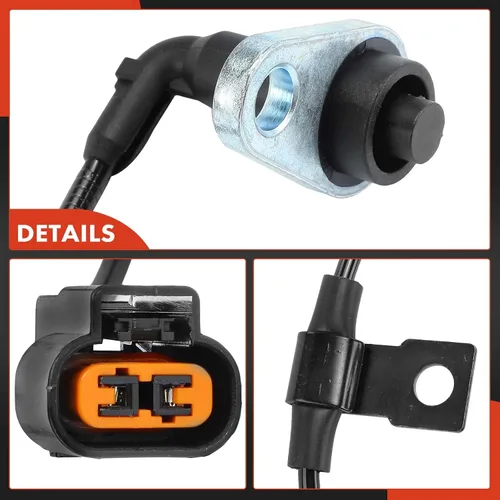 Miniatura 7 de A-Premium Sensor de velocidad de rueda ABS trasero izquierdo compatible con Mitsubishi L200 2016 2017 2018 2019 2020 2021 2022 2023 - Lado trasero