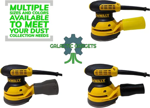 Miniatura 2 de Adaptador de vacío para lijadoras Dewalt - Recolección superior de polvo y ajuste de precisión - Galactic Gadgets (1-1/4 pulgadas - rojo)