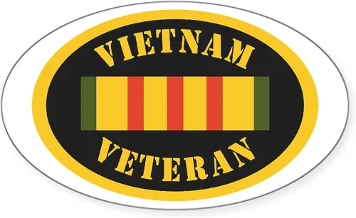 Miniatura 4 de CafePress Etiqueta engomada del coche de la etiqueta engomada del parachoques de la etiqueta del veterano