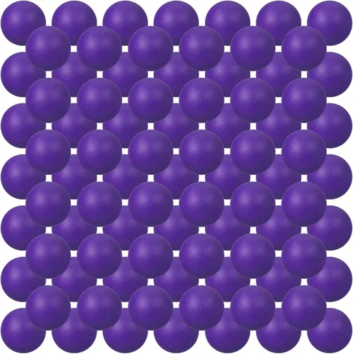 Miniatura 26 de Hanaive 100 unidades pelotas de tenis de mesa multicolor de 40 mm, pelotas de plástico a granel lavables, juego pequeño para juegos de piscina