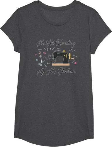 Miniatura 49 de It's Not Hoarding If Its - Camiseta de costura para acolchado, Blanco, S