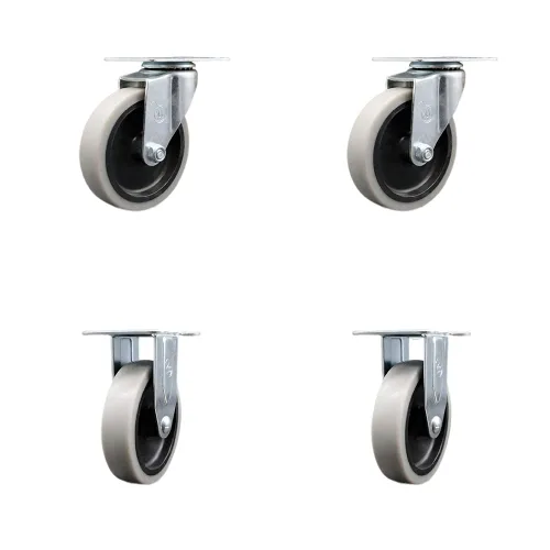 Miniatura 37 de Service Caster Marca – Compatible con/reemplazo para – Carritos de limpieza de conserje – Se adapta a la mayoría de carritos de limpieza Rubbermaid