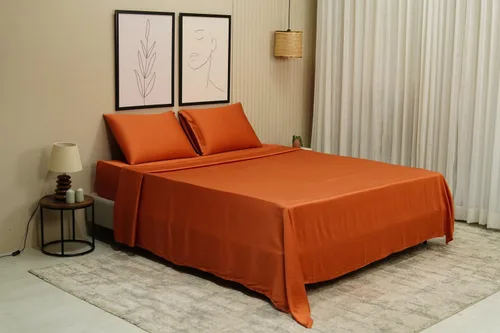 Miniatura 17 de 3 piezas Sábana plana tamaño King Plus extra grande (120 x 120 pulgadas) 800 hilos 100% algodón egipcio calidad de lujo ropa de cama sábana plana
