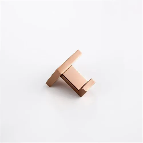 Miniatura 8 de Barras de agarre de oro rosa pulido, cuatro piezas, accesorios para bañera de baño, soporte para papel higiénico, gancho para toalla, montaje