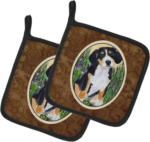 Miniatura 94 de Caroline's Treasures SS8617PTHD - Juego de soportes para ollas de cocina resistentes al calor, almohadillas calientes para horno para cocinar, Husky