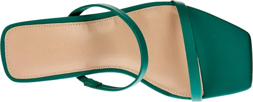 Miniatura 8 de The Drop - Sandalias de tacón alto Avery con dos correas y punta cuadrada para mujer