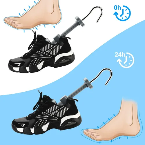 Miniatura 26 de eachway - Estirador de zapatos para hombre y mujer, ajusta el largo y ancho del calzado, para tallas de hombre de EE. UU. de 10 a 13.5