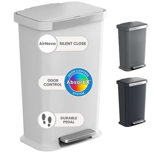 Miniatura 10 de iTouchless - Contenedor de basura de 4 galones con sensor, filtro de olor AbsorbX y ambientador de aire
