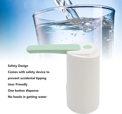 Miniatura 2 de Bomba de agua potable eléctrica antivuelco - Dispensador automático de boquilla plegable Material ABS duradero, solución de hidratación portátil