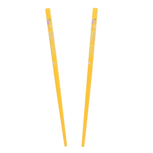 Miniatura 3 de Juego de palillos de madera con palillos de dragón chino - azul