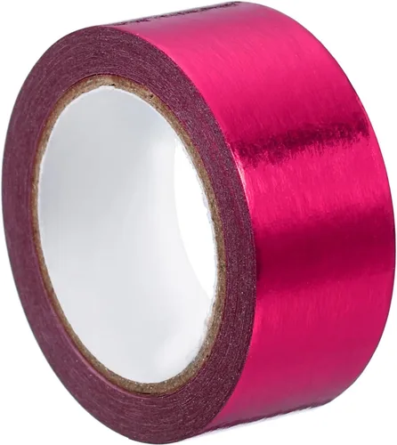 Miniatura 10 de PATIKIL Cinta Washi metálica de 0.591 in x 16.4 ft, 1 rollo de adhesivo adhesivo autoadhesivo para decoración de manualidades, color azul oscuro