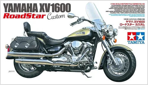 Miniatura 8 de Tamiya 14135 1/12 Yamaha XV1600 Road Star Kit de modelo de plástico personalizado
