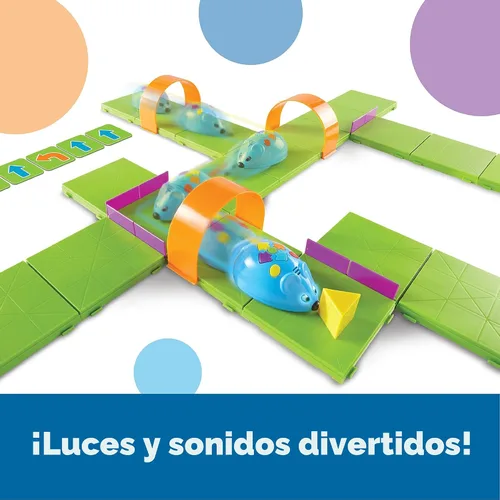 Miniatura 5 de Juego de actividades de ratón robot Code & Go de Learning Resources - Kit de robótica para niños, codificación de mascotas, juegos STEM, actividades
