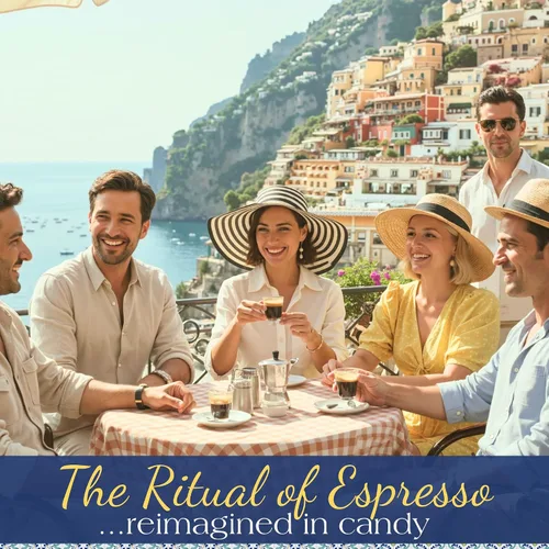 Miniatura 5 de Perle di Sole Caramelos duros de café italiano - Caramelos duros de café envueltos individualmente - Caramelos duros gourmet hechos en Italia