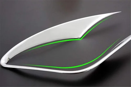 Miniatura 7 de HIGH FLYING Para Mazda CX-5 CX5 2013 2014 2015 2016 ABS cromo Accesorios de coche delantero y trasero niebla luz lámpara párpado decoración cubierta