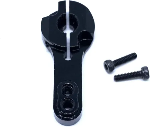 Miniatura 2 de KingVal Reemplazo CNC 25T - Brazo de bocina servo de dirección de metal de 1.378 in, rosca M3, piezas RC compatibles con Futaba/Savox/HL/HSP/HD