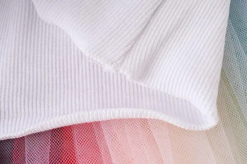 Miniatura 6 de BTGIXSF - Vestido tipo tutú para niña, vestido sin mangasmanga larga para niña, vestido de verano de tul para niña