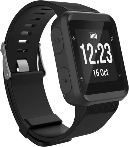 Miniatura 2 de REYDA Paquete de 2 fundas de reloj compatibles con Garmin Forerunner 35/30, ultrafinas de silicona suave con borde de parachoques, resistente a