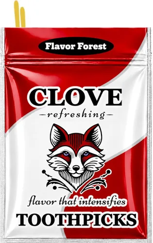 Miniatura 5 de Palillos de dientes con sabor a canela caliente (forma plana) 100ct