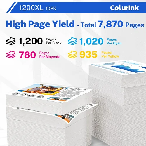 Miniatura 4 de Maxify PGI-1200XL PGI-1200 XL 1200XL Smart Ink para impresoras a color MB 2720 MB2320 MB2020 MB2120 MB2350 MB2050 MB2030 (100) Paquetes 4K2 C2M2Y)