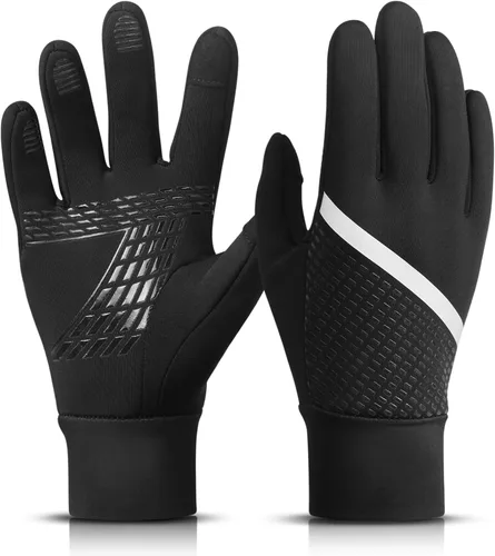 Arcweg Guantes deportivos cálidos de invierno para niños, pantalla táctil, antideslizantes, para clima frío, para correr, montaña, nieve, esquí,