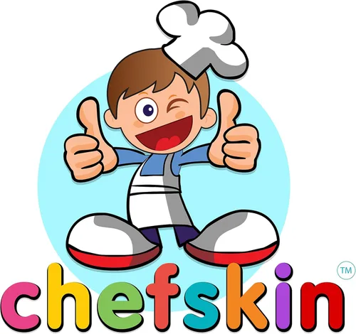 Miniatura 2 de CHEFSKIN Juego de delantal verde Kelly + sombrero de chef disfraz pequeño para niños de 2 a 8 años, el mejor recuerdo de fiesta