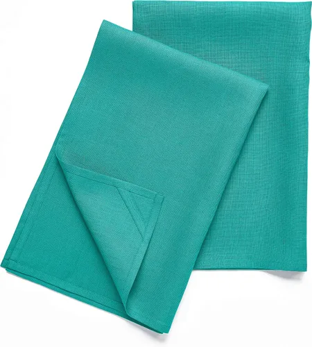 Miniatura 18 de Solino Home Chambray - Juego de 2 toallas de cocina de lino negro 100% puro de 17 x 26 pulgadas con lazo para colgar, paño de cocina de lino europeo