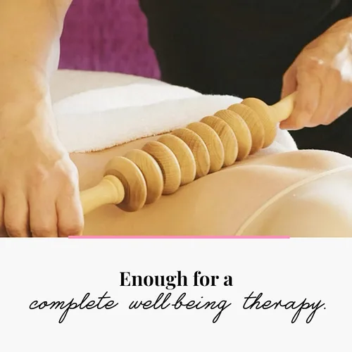 Miniatura 6 de Tuuli Accesorios - Rodillo de masaje de madera de disco, rodillo corporal multifuncional para celulitis, tensión muscular y apoyo a la salud
