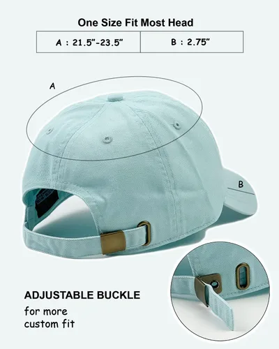 Miniatura 2 de Utmost Gorra de béisbol unisex de algodón de perfil bajo, color blanco liso, suave, sin construir, ajustable, tamaño para papá