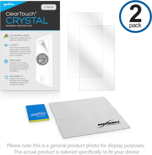 Miniatura 7 de BoxWave Protector de pantalla compatible con Panasonic Lumix DC-ZS200 – ClearTouch Crystal (paquete de 2 unidades), diseño de película HD, protege