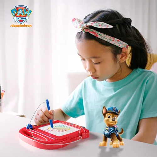Miniatura 3 de Lollipop PAW Patrol Tablero magnético de dibujo para viajes para niños o niñas, Tablero de dibujo para llevar.. Rojo